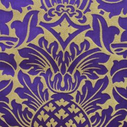Damask Col. Purple Gold