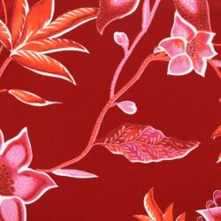 Floral Col. Red